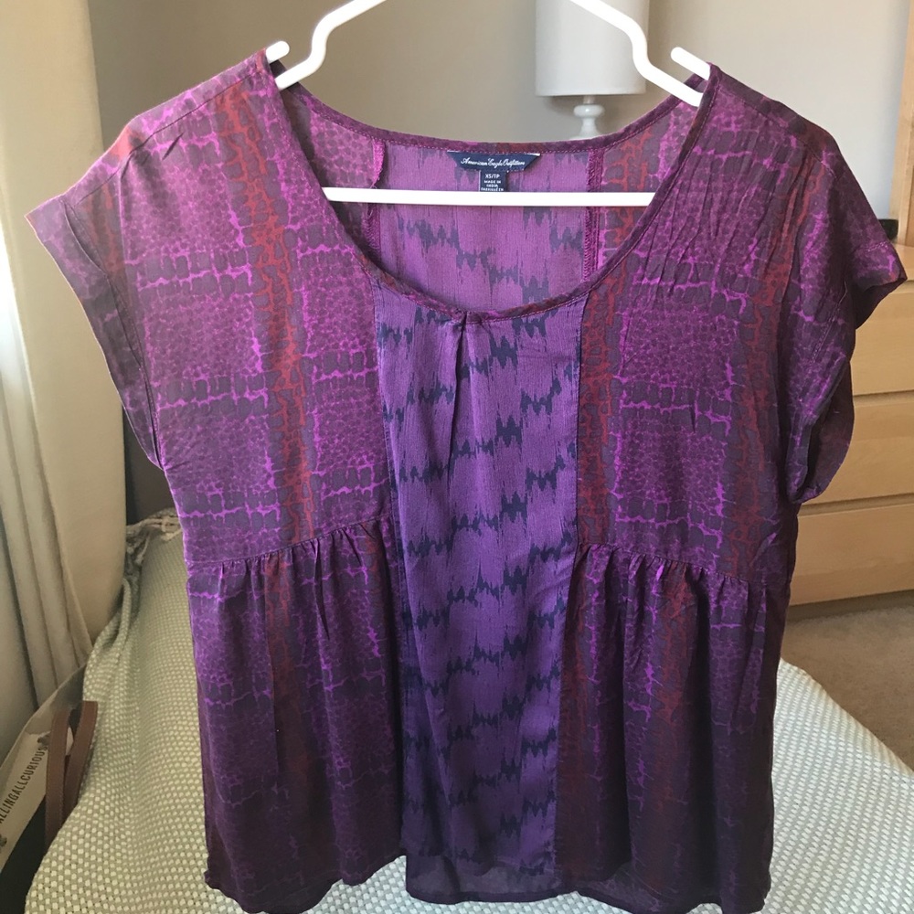 Flowy rayon top